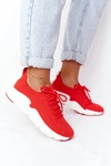 Damskie Sportowe Buty Slip-on Big Star DD274580 Czerwone