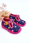 Buty Papcie Dziewczęce Befado 110P471 Różowo-Granatowe