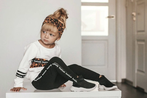 Obuwie Sportowe Dziecięce Wysokie Czarne Viki