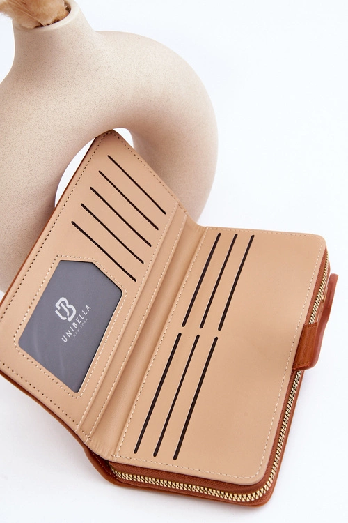 Duży Portfel Damski Brązowy Sopheia