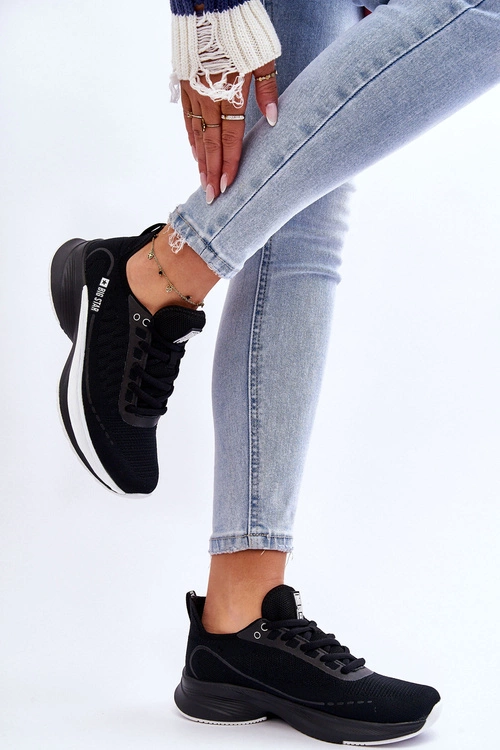 Lekkie Buty Sportowe Memory Foam System Big Star LL274327 Czarne