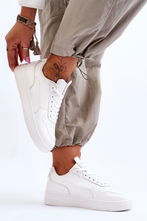 Damskie Klasyczne Sportowe Buty Białe Juliano