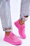 Damskie Wsuwane Buty Sportowe Sneakersy Różowe Rosett