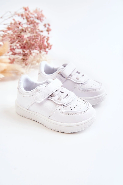 Dziecięce Niskie Buty Sportowe Białe Frillo