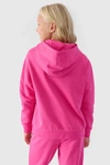 Dziewczęca Nierozpinana Bluza Z Kapturem Gładka Fuksja 4F 4FJWMM00TSWSF1316-55S