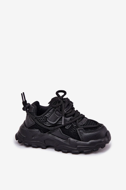 Buty Sportowe Sneakersy Dziecięce Czarne Tilvianea