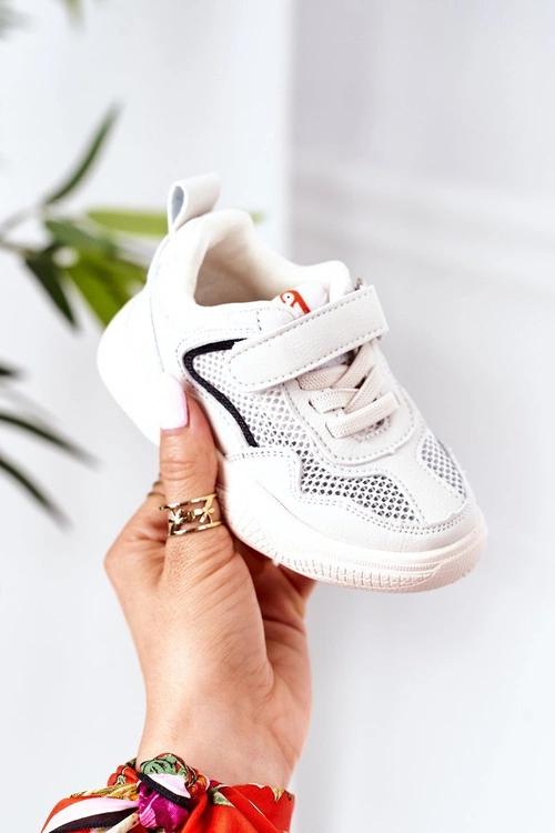 Dziecięce Sportowe Buty Sneakersy Beżowe Fun