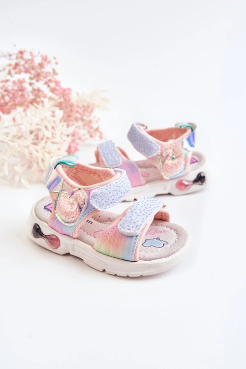 Dziecięce Klasyczne Sandały Na Rzepy Multikolor Darrin