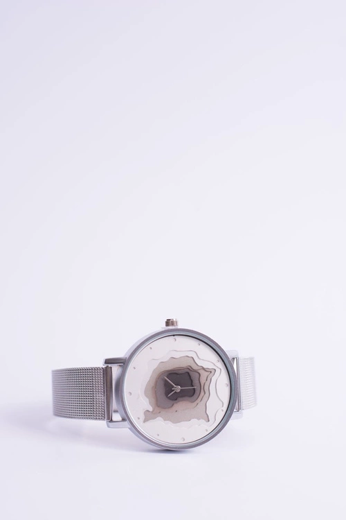 Damski Zegarek Michael John Cratos Srebrny