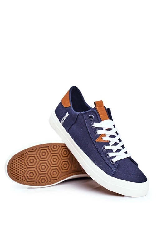 Trampki Męskie Big Star Granatowe FF174313