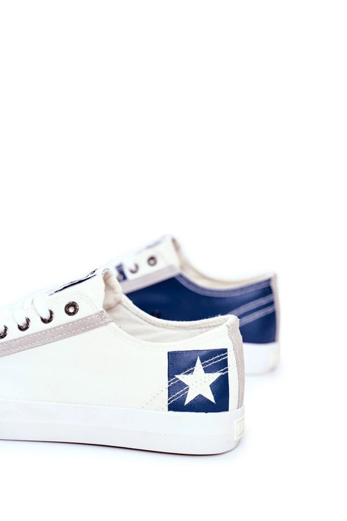 Trampki Męskie Big Star Białe DD174212BS