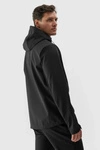 Kurtka Męska Softshell Z Kapturem 4F 4FWAW24TSOFM283-20S Czarna