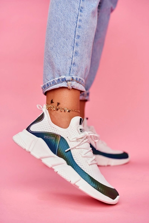 Damskie Sportowe Obuwie Big Star Białe FF274A052