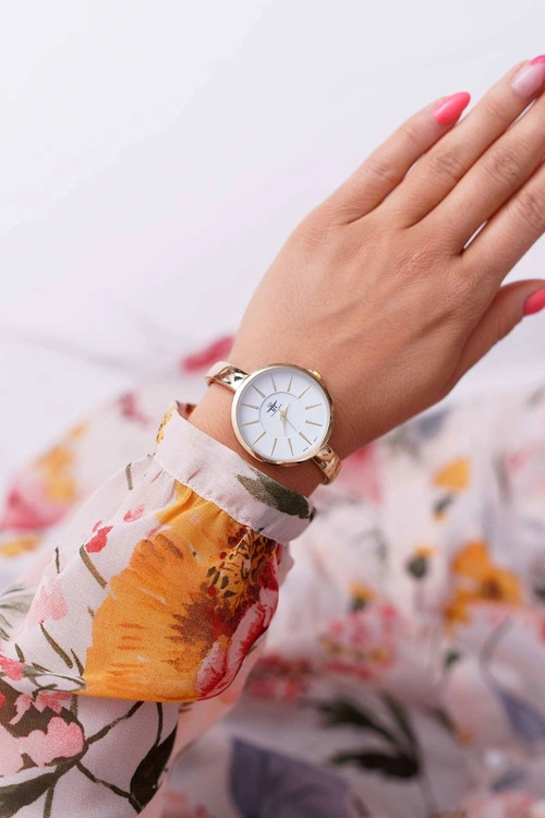 Damski Zegarek Michael John Złoty Anabe