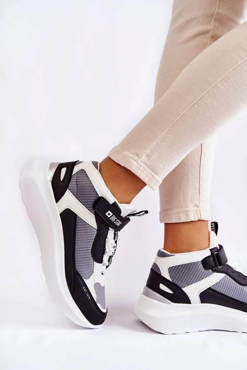 Damskie Buty Sportowe Memory Foam System Big Star KK274405 Białe