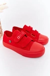 Dziecięce Trampki Na Rzepy Big Star FF374097 Czerwone