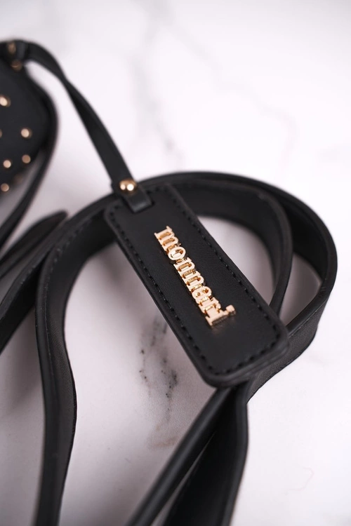 Torebka Damska Listonoszka MONNARI BAG4250-020 Czarna Zamsz