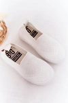 Dziecięce Wsuwane Tenisówki Slip-On Big Star HH374105 Białe