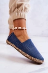 Klasyczne Espadryle Big Star JJ274902 Niebieskie