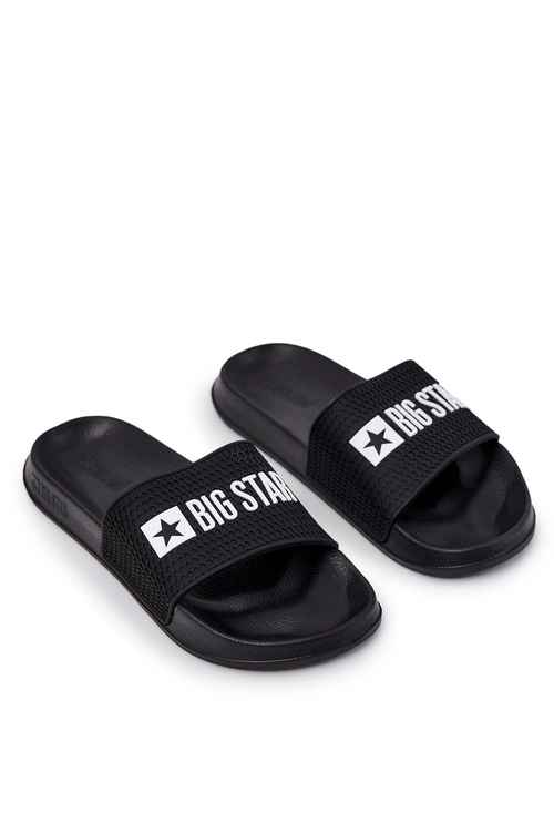Męskie Klapki Big Star JJ174505 Czarne