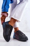 Sneakersy Buty Sportowe Dżety GOE JJ2N4050 Czarne