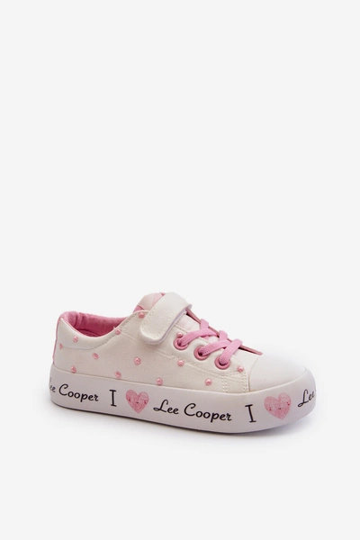 Trampki Dziewczęce Lee Cooper LCW-24-02-2159 Białe