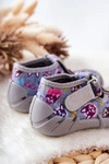 Buty Papcie Befado Na Rzep 190P093 Szaro-Niebieskie