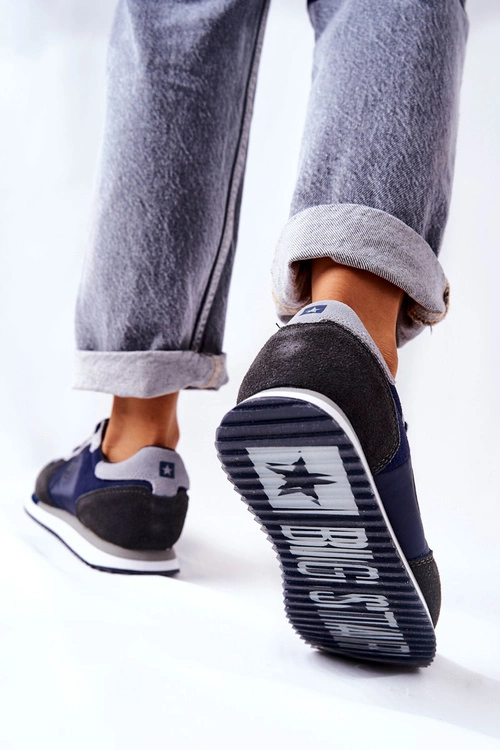 Sportowe Buty Big Star GG274A056 Granatowo-Szare