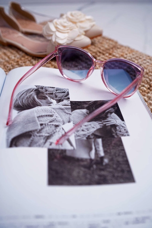 Okulary Przeciwsłoneczne Prius PR-V26 Różowe Brokat