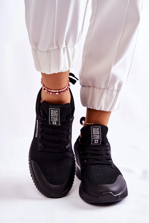 Damskie Sneakersy Big Star KK274063 Czarne
