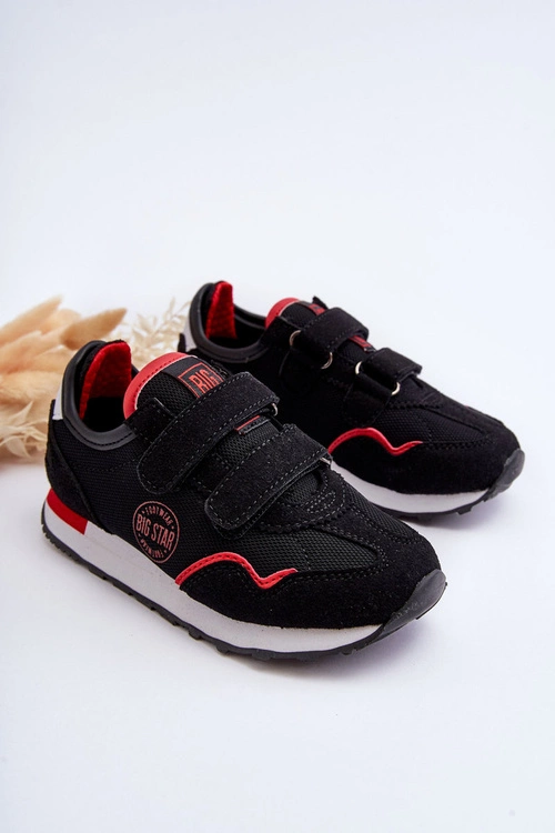 Dziecięce Sneakersy Memory Foam System Big Star LL374179 Czarne