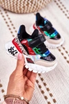 Sportowe Buty Dziecięce Na Rzepy Czarne Be Happy