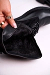 Botki Damskie Workery Czarne Bear