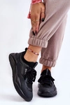 Damskie Sneakersy Memory Foam System Big Star LL274419 Czarne