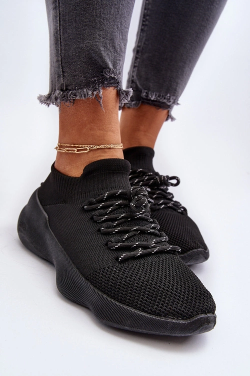 Wsuwane Buty Sportowe Damskie Czarne Juhitha