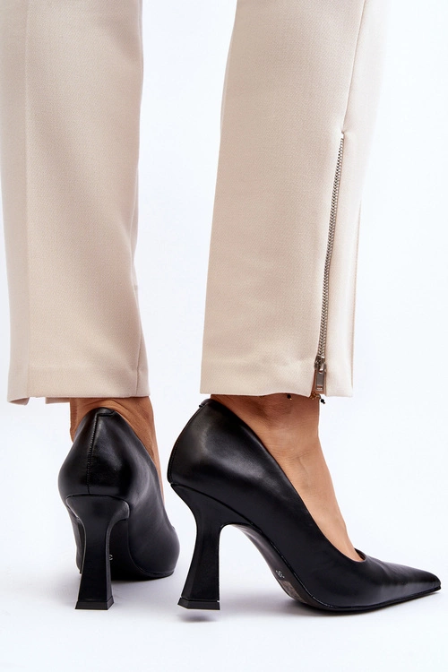 Klasyczne Szpilki W Szpic Czarne Delimena