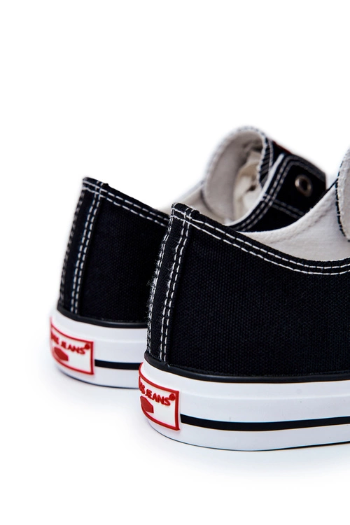 Męskie Klasyczne Trampki Cross Jeans JJ1R4003C Czarne