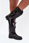 Kalosze Damskie Ze Ściągaczem Czarne Kessia