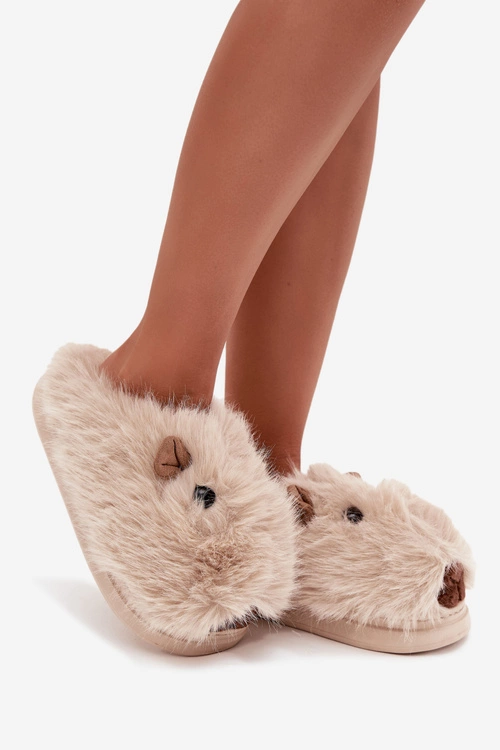 Futrzane Kapice Damskie Kapibary Jasnobeżowe Pravelle