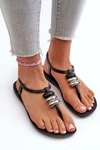 Damskie Płaskie Sandały Japonki 83507 Ipanema Class Blown Up Sandal Fem Czarne
