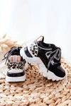Dziecięce Sportowe Buty Sneakersy Czarne Rommie