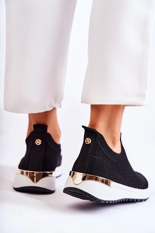 Damskie Wsuwane Buty Sportowe Czarne Ardenza