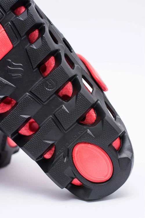 Czarne Męskie Ogrodowe Lekkie Klapki Kroksy Eva