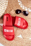 Klapki Damskie Big Star Czerwone GG274041