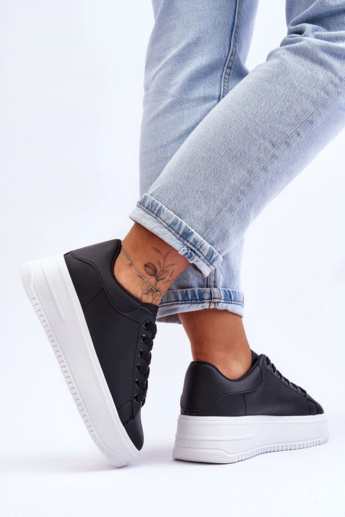 Damskie Klasyczne Buty Sportowe Czarno-Białe Night Trip