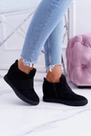 Sneakersy Damskie Czarne Trampki Lu Boo Cekiny PinkSugar