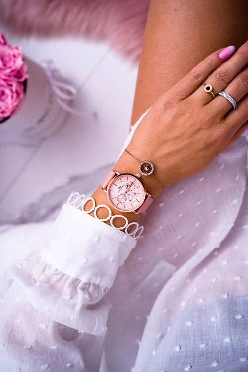 Damski Zegarek Giorgio & Dario Różowy Ranaha