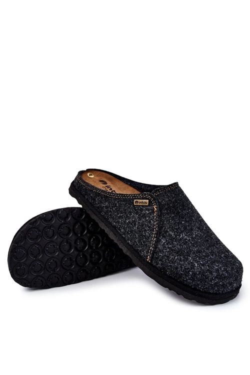 Męskie Profilaktyczne Papcie Klapki Inblu SI000020 Szare