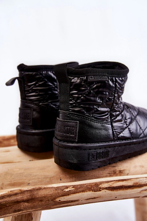 Dziecięce Ocieplane Botki Śniegowce Big Star KK374242 Czarne