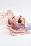 Dziecięce Materiałowe Buty Sportowe Różowe Nathine